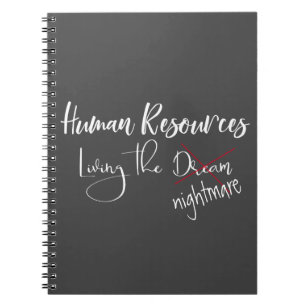 Cuaderno Recursos humanos viviendo la pesadilla del sueño H