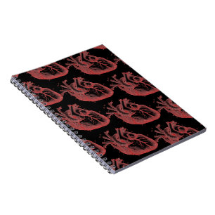 Cuaderno Red Anatomical Hearts Photo Notebook Lined 80pgs