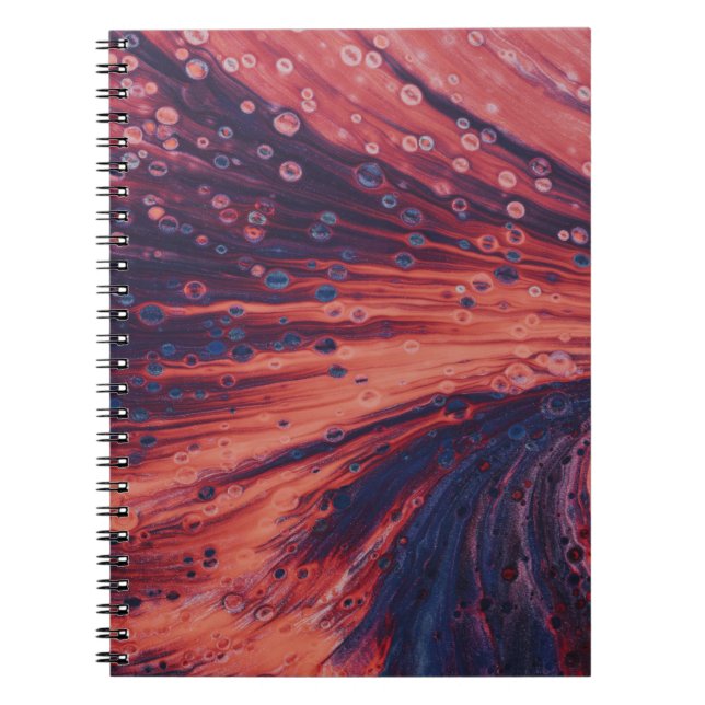 Cuaderno Red and black abstract painting (Frente)