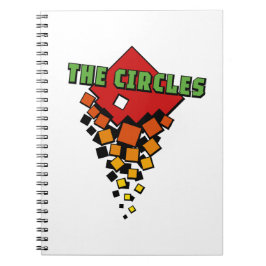 Cuaderno Red and Yellow Squares with Green the Circles Text