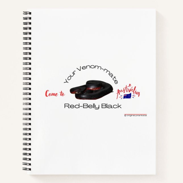 Cuaderno Red Belly Black (Anverso)