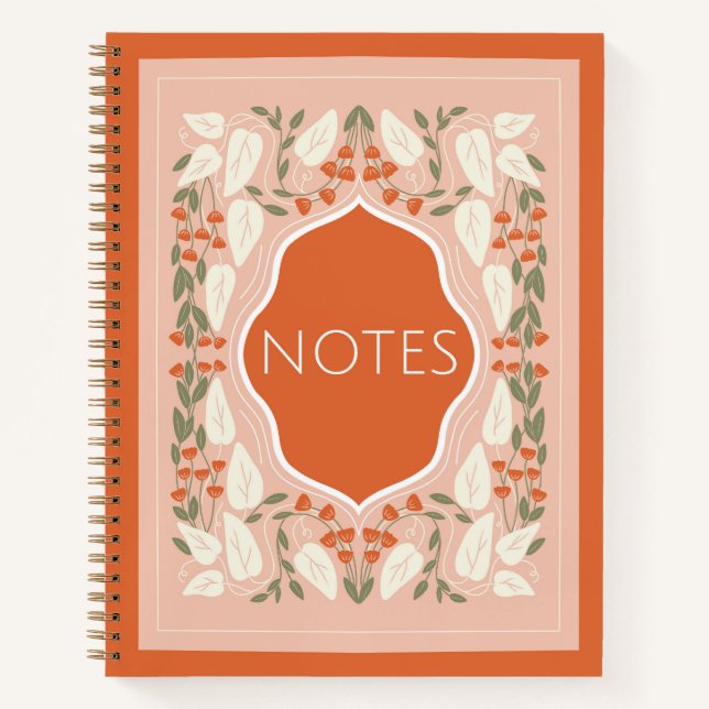 Cuaderno Red Blossom (Anverso)