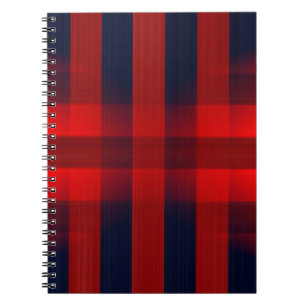 Cuaderno Red Bokeh Buffalo Plaid