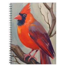 Cuaderno Red Cardinal Watercolor Painting