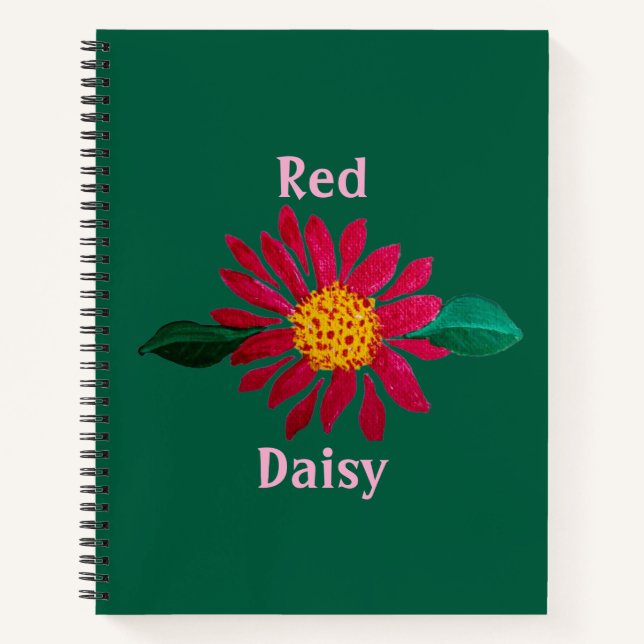 Cuaderno Red Daisy (Anverso)