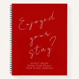 Cuaderno Red de comentarios de los invitados