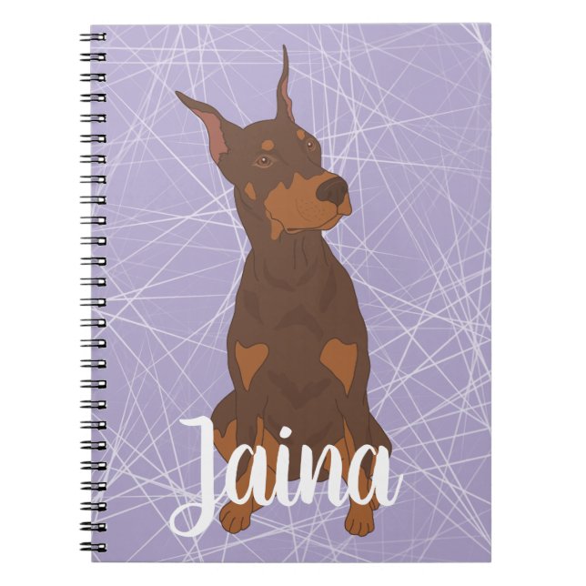Cuaderno Red Doberman Pinscher (Frente)