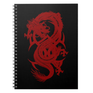 Cuaderno Red Dragon Xiuhcoatl Spiral Notebook
