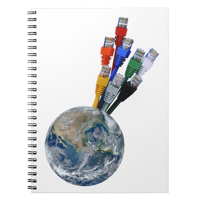 Cuaderno Red Ethernet conectada a la Tierra (Frente)