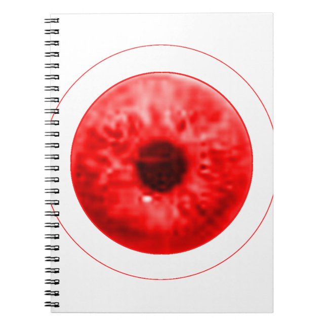 Cuaderno Red Eye calcula visualmente jGibney el artista (Frente)