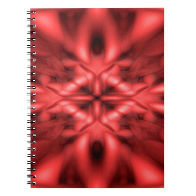 Cuaderno Red fantasy pattern (Frente)