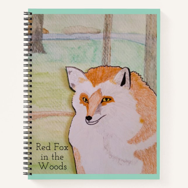 Cuaderno Red Fox Up-Close (Anverso)