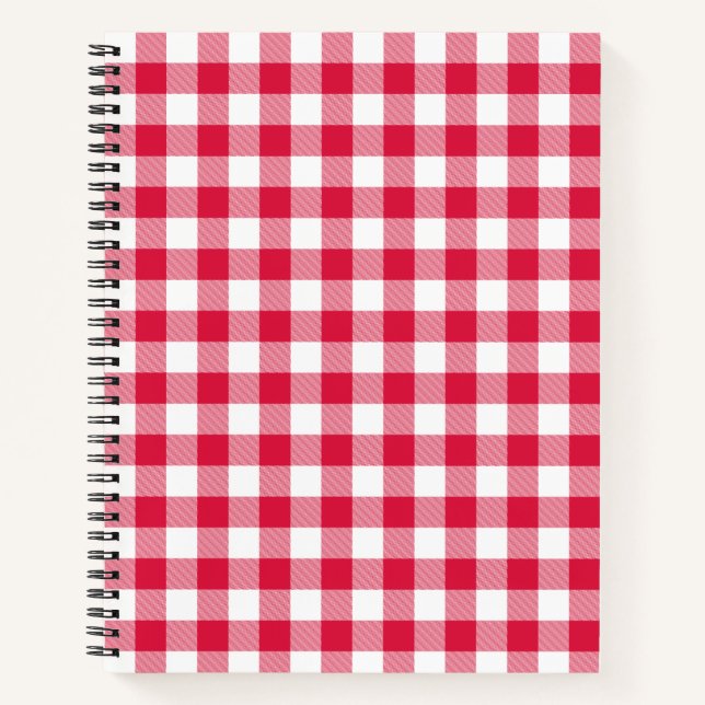 Cuaderno Red Gingham (Anverso)