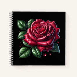 Cuaderno Red Gothic Rose