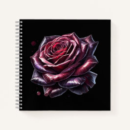 Cuaderno Red Gothic Rose