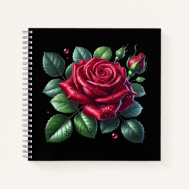 Cuaderno Red Gothic Rose