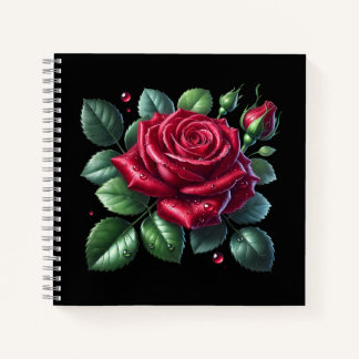 Cuaderno Red Gothic Rose