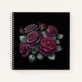 Cuaderno Red Gothic Roses