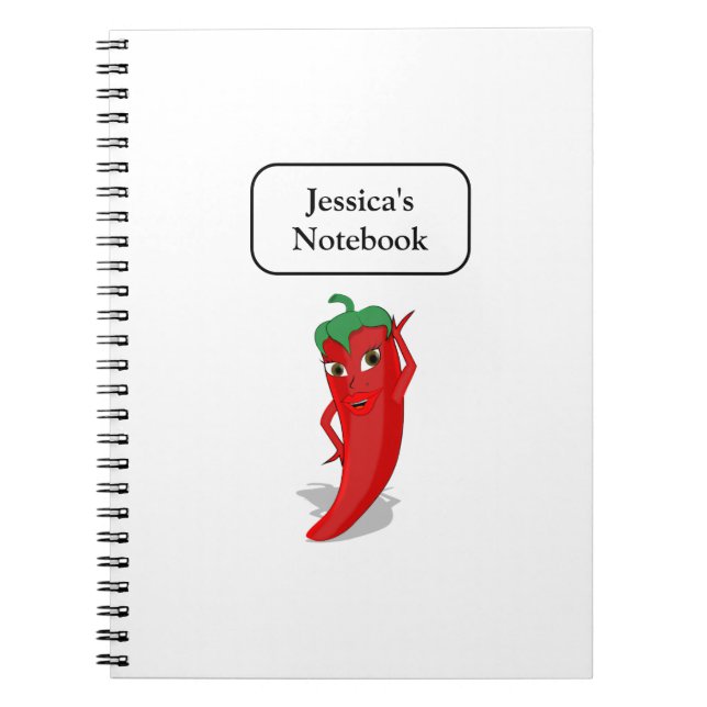 Cuaderno Red Hot Pepper Diva (Frente)