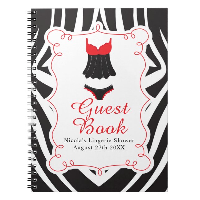 Cuaderno Red Lingerie Party  (Frente)