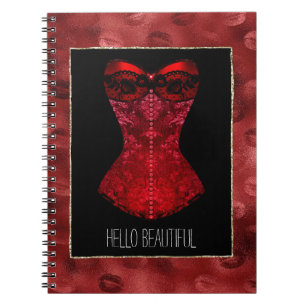 Cuaderno Red Lips Corset