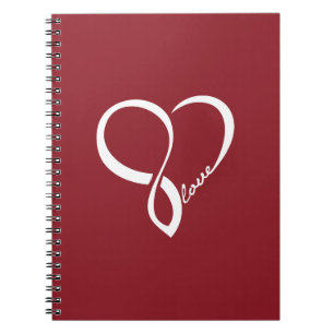 Cuaderno Red Love Heart