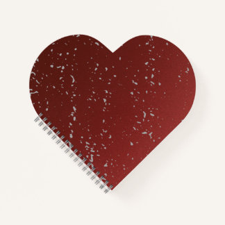 Cuaderno Red Ombre w Grey Specks Notebook – Stylish Journal