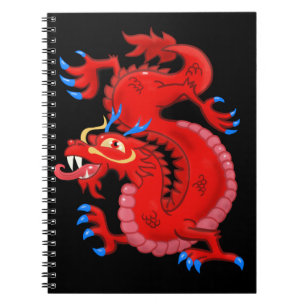 Cuaderno Red Oriental Dragon Notebook
