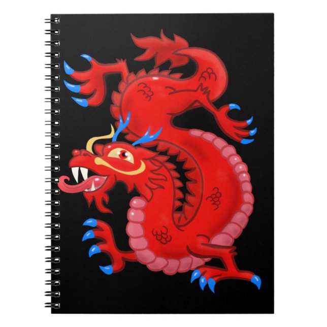Cuaderno Red Oriental Dragon Notebook (Frente)