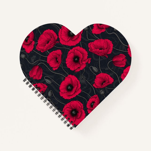 Cuaderno Red Poppies (Anverso)