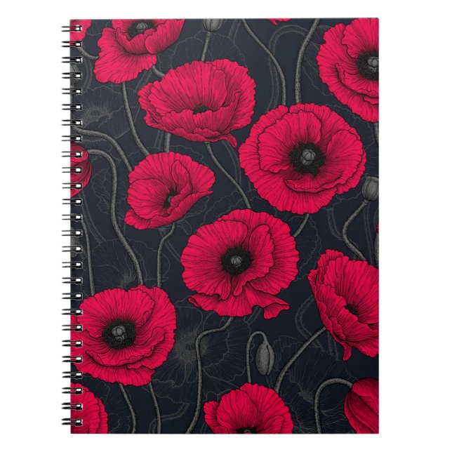 Cuaderno Red Poppies (Frente)