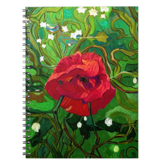 CUADERNO RED ROSE