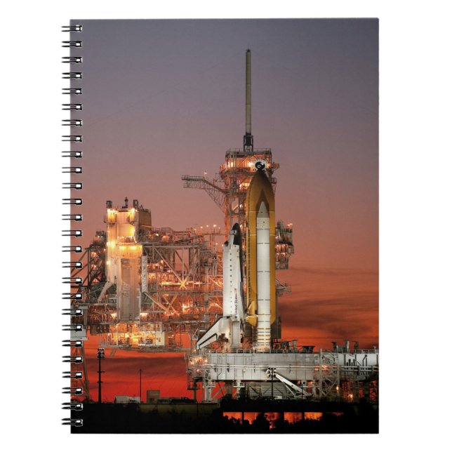 Cuaderno Red Sky para el lanzamiento del transbordador espa (Frente)