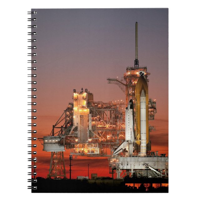 Cuaderno Red Sky para el lanzamiento del transbordador espa (Frente)