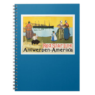 Cuaderno Red Star Line ~ Antwerpen-Amerika