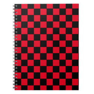 Cuaderno Red y negro controlados