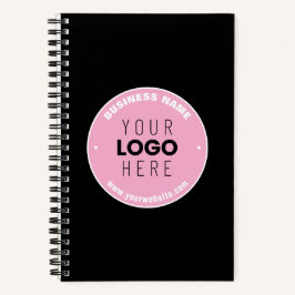 Cuaderno Reemplazo de logotipo fácil y texto editable | Ros