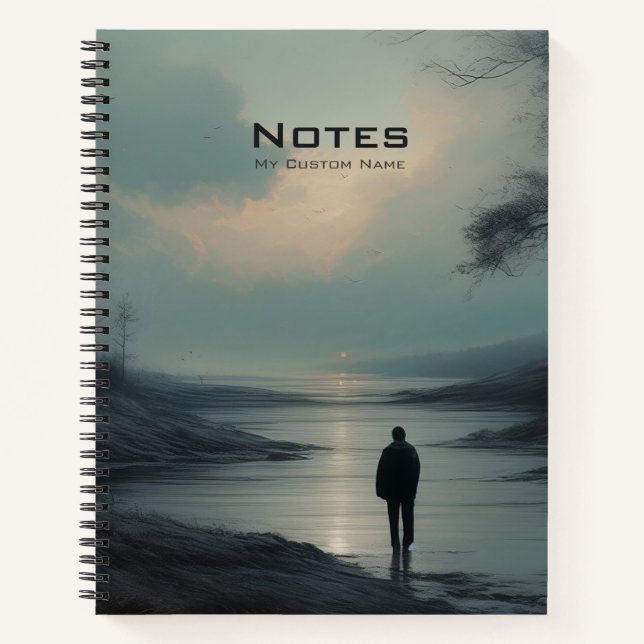 Cuaderno Reflective Solitude - Customizable Notebook (Anverso)