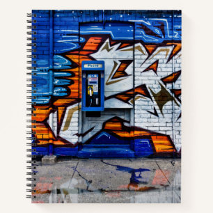 Cuaderno Reflejo de la versión de color de la cabina de tel