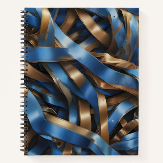 Cuaderno Reflejos Azul y Bronce