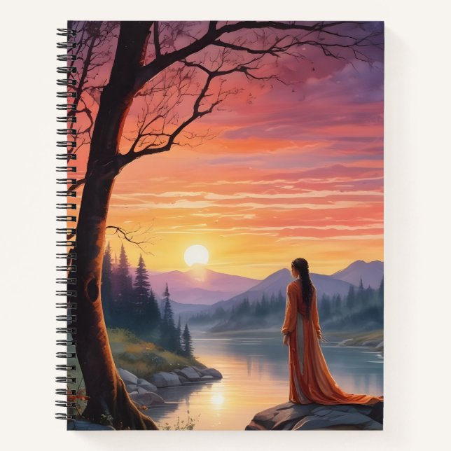 Cuaderno Reflejos del Crepúsculo (Anverso)
