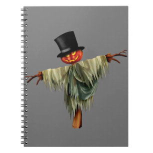 Cuaderno Reflejos Embrujadores: Spiral Halloween en B&W