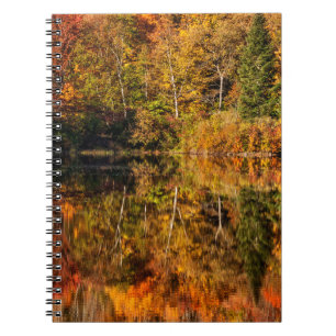 Cuaderno Reflexión de otoño en Coffin Pond
