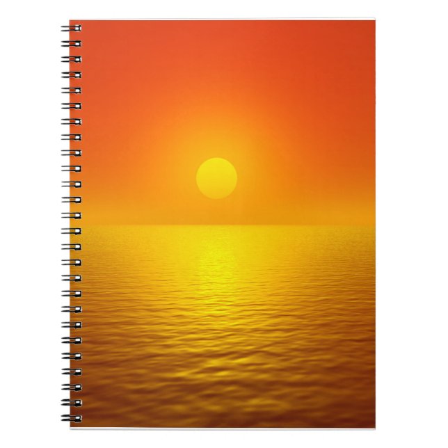 Cuaderno Reflexión del atardecer (Frente)