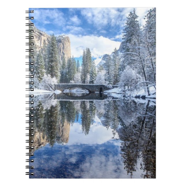 Cuaderno Reflexión del invierno en Yosemite (Frente)