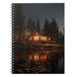 Cuaderno Reflexión en cabaña sobre la escena nocturna del l
