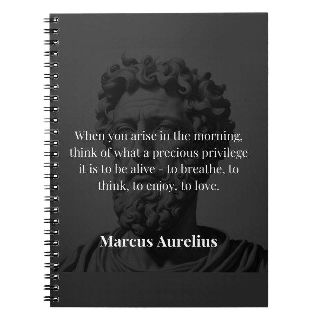 Cuaderno Reflexión matutina de Marco Aurelio (Frente)
