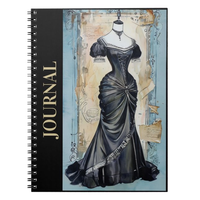Cuaderno "Reflexiones de la moda: LBD Pequeño Diario de Ves (Frente)