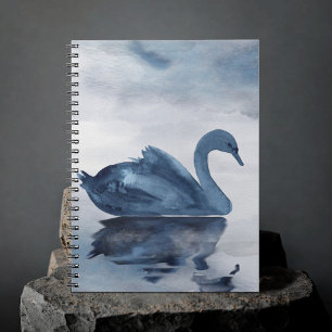 Cuaderno Reflexiones polvorientas Moody Dusty Blue Swan e