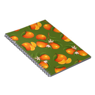 Cuaderno Refrescamiento del patrón de Naranjas grandes